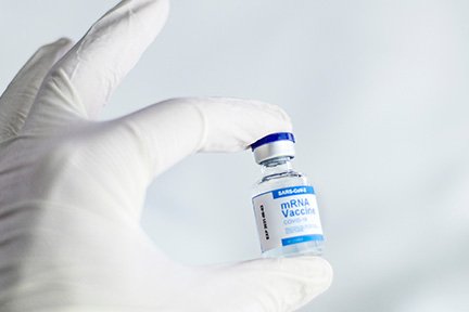 bottle of mRNA vaccine