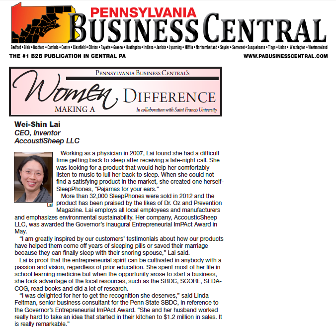 PA Business Central - women making a difference