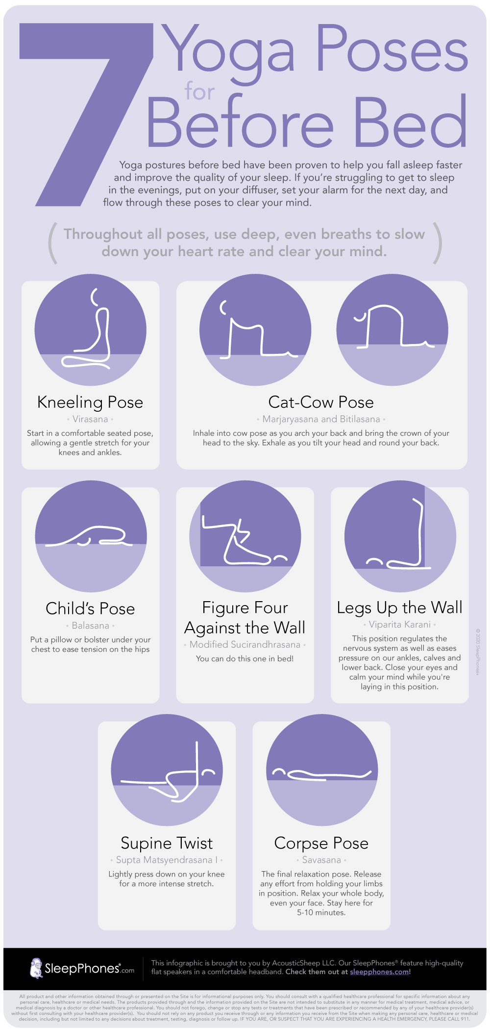 7 Yoga Poses for Before Bed