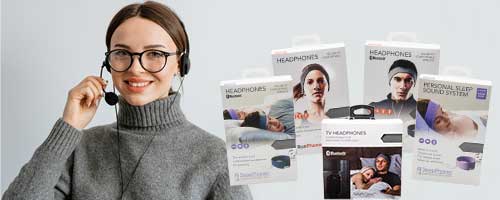 ordering and shipping information from AcousticSheep, creators of SleepPhones headphones