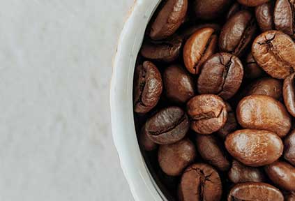 coffee beans as a source of caffeine
