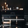 creepy candles on a haunted piano