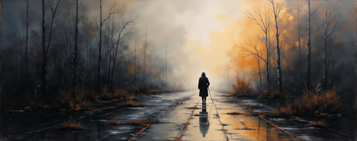 image of a traveler with a visual impairment