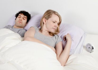 woman suffering with insomnia