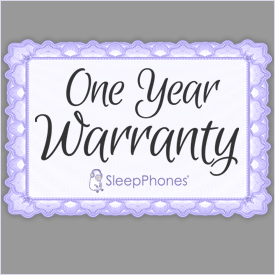 Our Warranty SleepPhones Comfortable Headband Headphones for