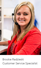 Brooke Radzieski, Customer Service Specialist