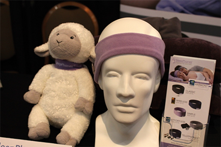 SleepPhones being displayed at CES Unveiled