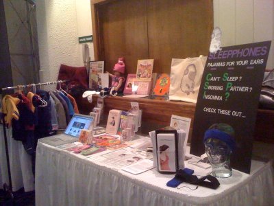 our full display at the entrepreneurial women's expo