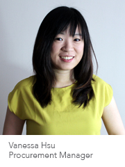 Vanessa Hsu, Procurement Manager