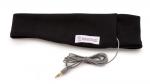 sleepphones classic headband headphones in pitch black breeze fabric