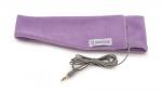 sleepphones classic headband headphones in quiet lavender fleece fabric