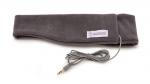 sleepphones classic headband headphones in soft gray fleece