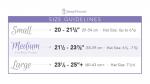 sleepphones headband sizing chart