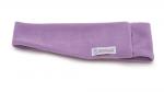 headband in quiet lavender fleece fabric