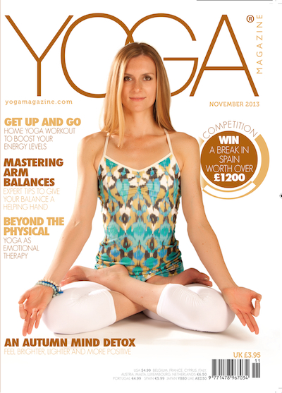 Yoga Magazine (UK) November 2013Cover