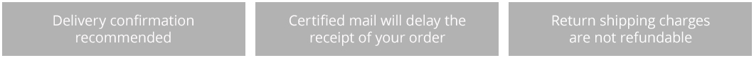 return shipping hints